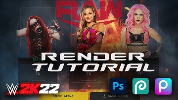 WWE 2K22 CUSTOM RENDER SIZING TUTORIAL (3 METHODS) *OUTDATED*