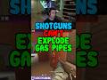 SHOTGUNS CAN'T BREAK GAS PIPES (SIEGE SCHOOL) #shorts