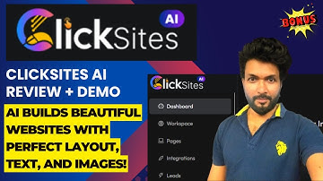 ClickSites AI Review – AI builds beautiful websites with perfect layout, text, and images!