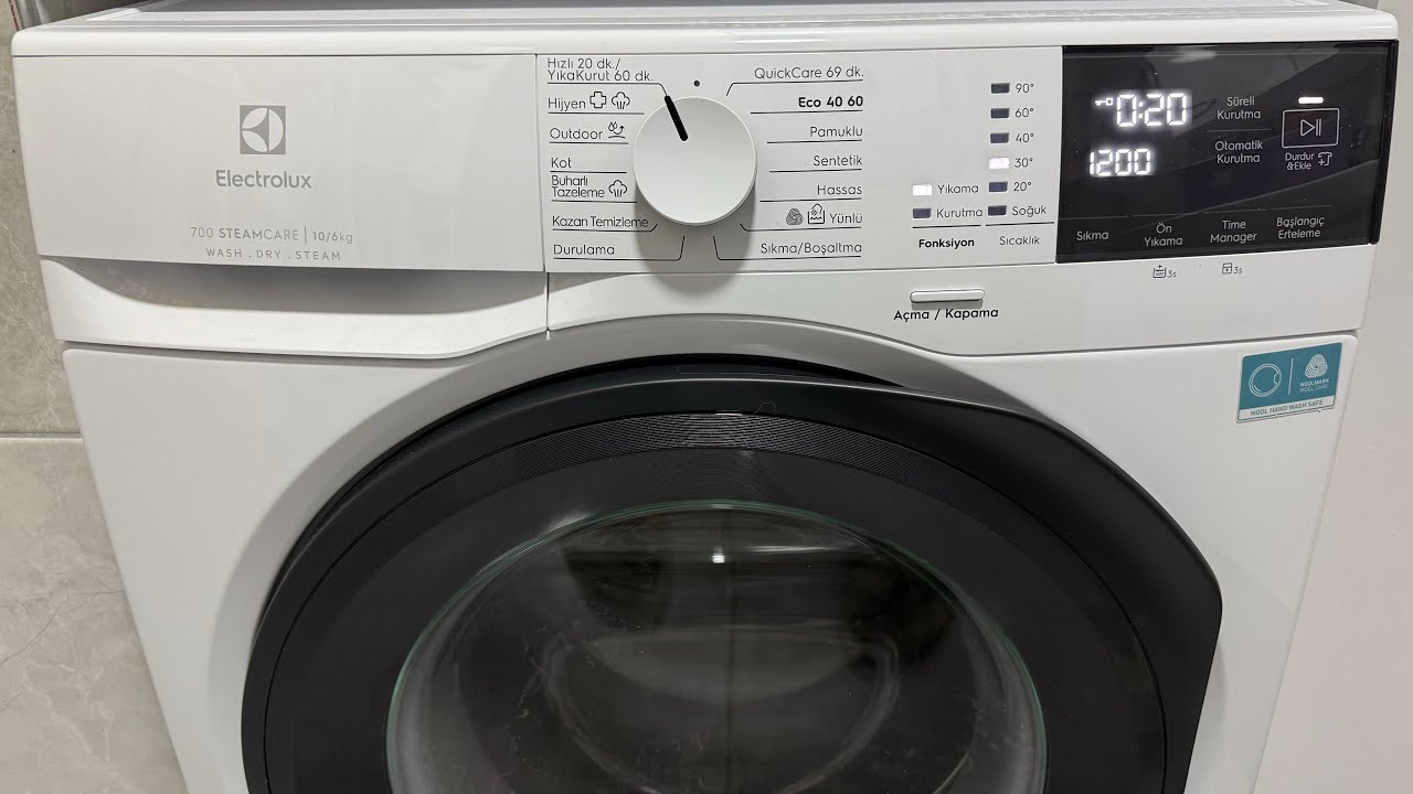 ✅ Electrolux 700 STEAMCARE (EW7W2612T) Nasıl Kullanılır? Tüm Programlar
