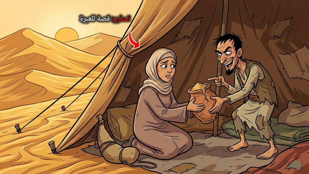 #قصة الزوجة الصبورة التي أهداها زوجها 