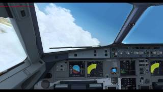 FSX   DX10 - FPS Test In Bad Weather - Airbus A321   ASN   OBS Recorder