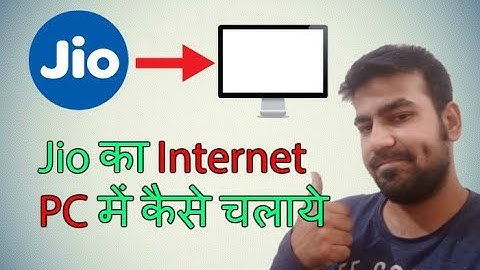 How to Connect Jio Internet to PC via USB Data Cable | जिओ का 4G इंटरनेट pc में use कैसे करे ??
