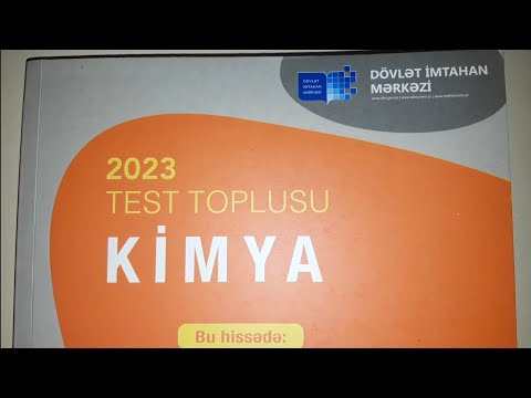 Kimya yeni test toplusu 2023 CAVABLAR (1-ci hissə)