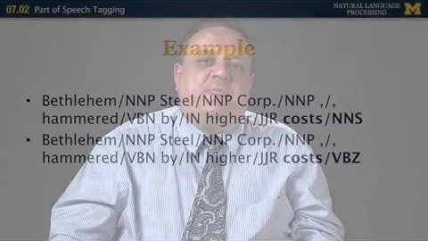 Lecture 43 — Part of Speech Tagging - Natural Language Processing | Michigan