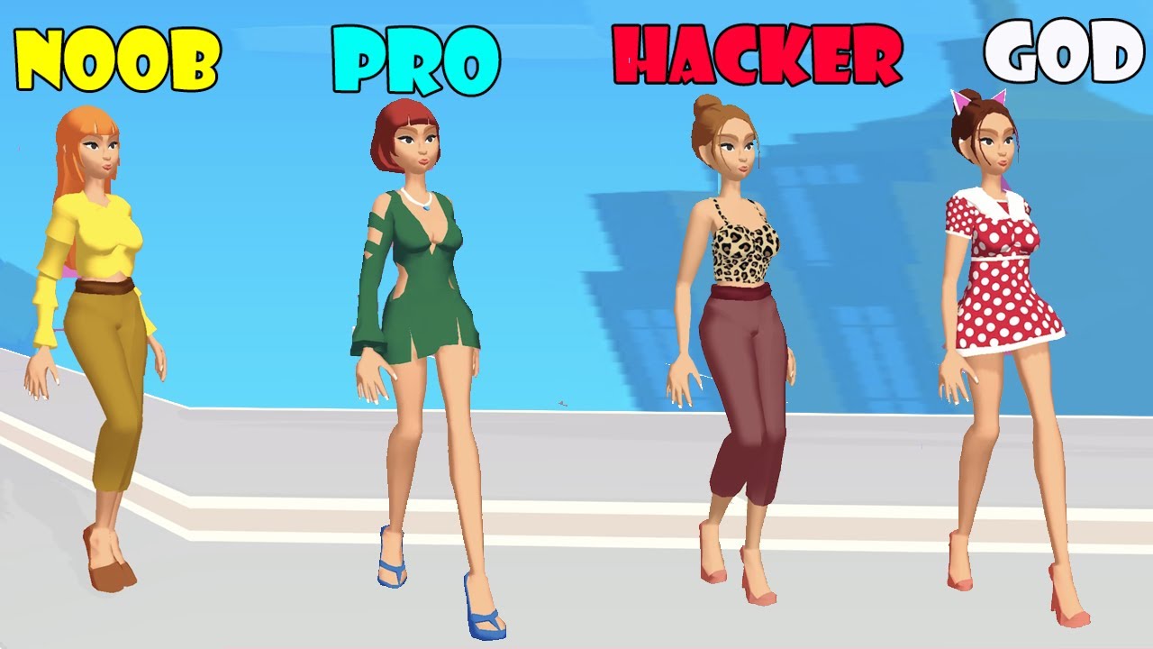 NOOB vs PRO vs HACKER vs GOD - Fashion Battle - Dress to win