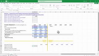 Pro Forma 1   Simple Forecasting of Income Statement
