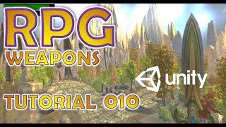 How To Make An RPG For FREE - Unity Tutorial #010 - WEAPONS & OBJECTIVES