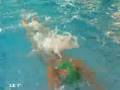 Jo paralympiques  elodie laurendi en natation