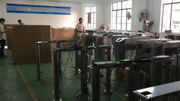 Servo motor turnstile,glass turnstile from RS Security Co.,Ltd