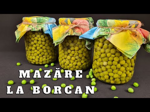 Video: Cum Se Conservă Mazărea Verde