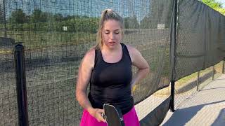 Riley Borras talks about her body helix X1 pickleball paddle