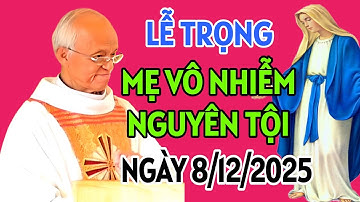 LỄ TRỌNG - LỄ MẸ VÔ NHIỄM NGUYÊN TỘI - NGÀY 8/12/2025. BÀI GIẢNG HAY NHẤT CỦA CHA HỒNG