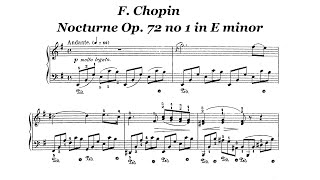 F. Chopin - Nocturne Op. 72 no. 1 in E minor