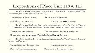 Oxford practice grammar Prepositions