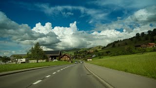 Switzerland - Scenic Motorway Drive