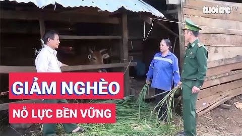 Nỗ lực giảm nghèo bền vững