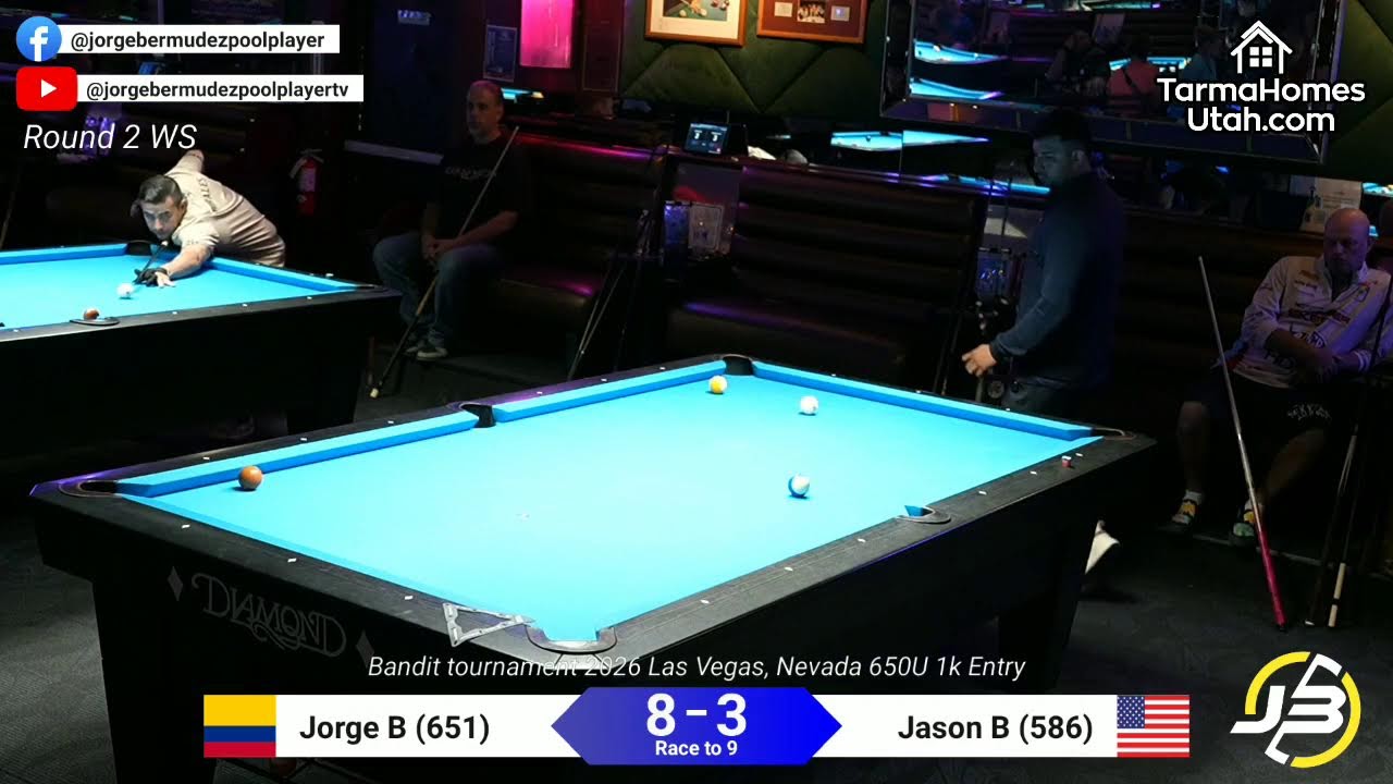 Image of video the Round 2,Jorge Bermudez (650) vs Jason Bryan (586) Bandit tournament 2026 Las Vegas, Nevada 3