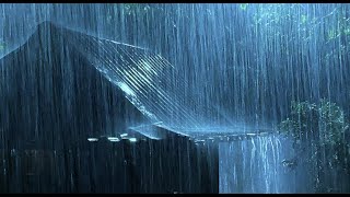 🔴 Heavy Rain on a Metal Roof to Sleep Instantly, Rain Sounds & Thunderstorm for Sleeping at Night