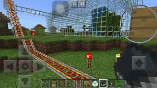 Minecraft jewel sky  train ride🚝 screenshot 5