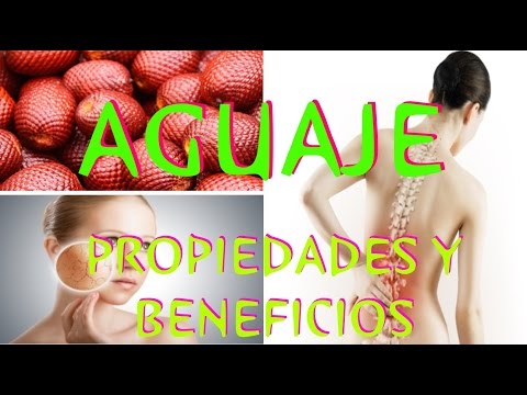 AGUAJE : PROPIEDADES