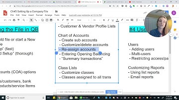 Ch#5 Video & Cheat Sheet: Creating a Company File [Labyrinth Quickbooks Desktop 2018]