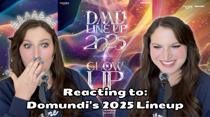 Reacting to DMD Line Up 2025 Glow Up | Domundi 2025