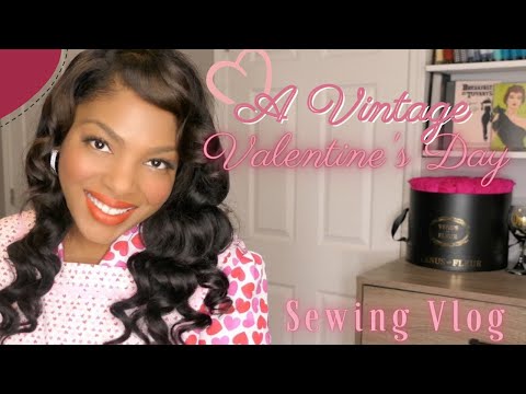 Sewing An Apron For A 1950s Vintage Valentines Day