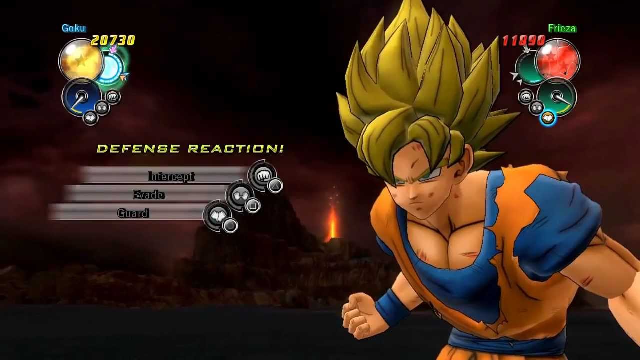 Dragon Ball Z: Ultimate Tenkaichi Goku Vs Frieza Gameplay - YouTube