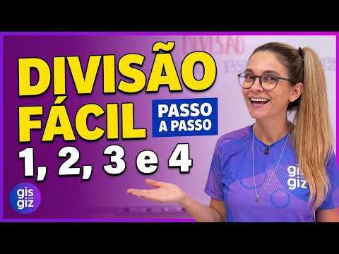 Division with 1, 2, 3, and 4 numbers in the divisor
