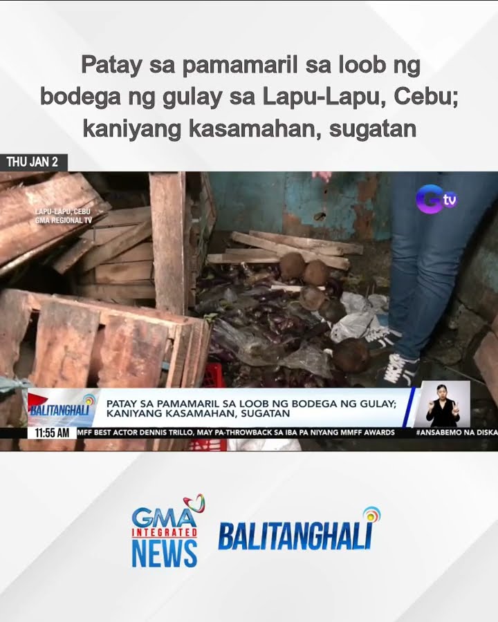 Patay sa pamamaril sa loob ng bodega ng gulay sa Lapu-Lapu, Cebu; kaniyang... | Balitanghali