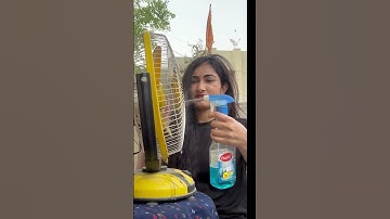 Testing table fan cleaning hack 🤯 || KaRiPieEast #shorts