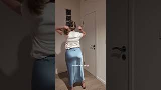 Outfitje met een satijnen rok #ootd #satijnenrok