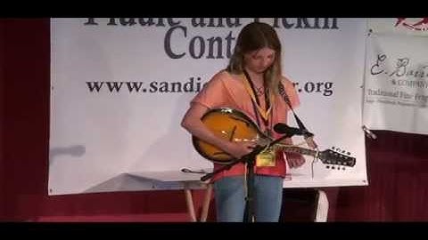 2014-05-31 Jr Picking   Willow Humphrey (Mandolin) - Julian Fiddle Contest 2014