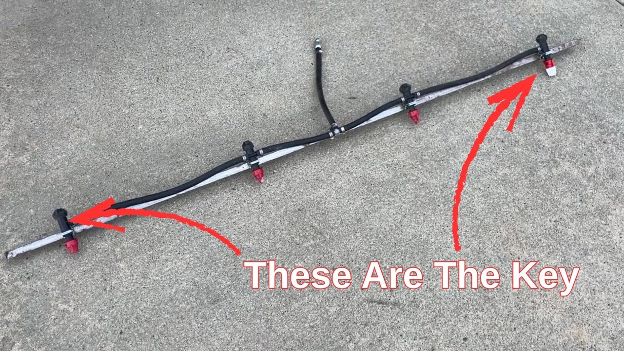 DIY Sprayer Boom & Parts Needed to Build It #sprayers #lawncare #diy