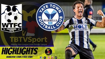 HIGHLIGHTS: Wimborne Town v Yate Town #nonleague #footballhighlights #dorset #sports #highlights