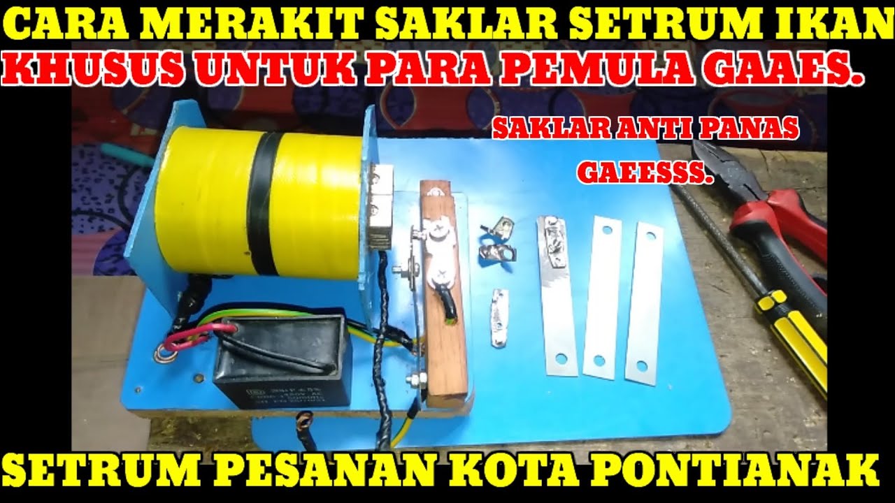 cara merakit saklar setrum ikan sistem 2&3 jalur kabal - YouTube