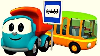 Leo le Camion Curieux - Le Bus | Dessin animé éducatif en français