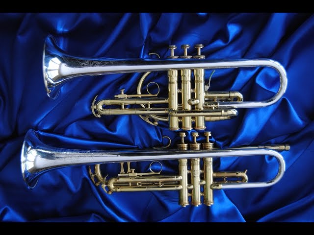 Comparison: King's SilverTone Trumpet & SilverSonic Cornet - YouTube