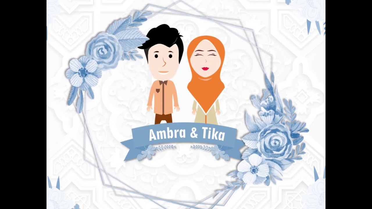 Undangan Digital Inovatif KODE UD1G (Ambra & Tika blue ...