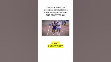 We always need a strong support system #shorts #fathersday #supportsystem