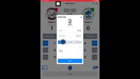 QS Football Pro - How to add a goalscorer