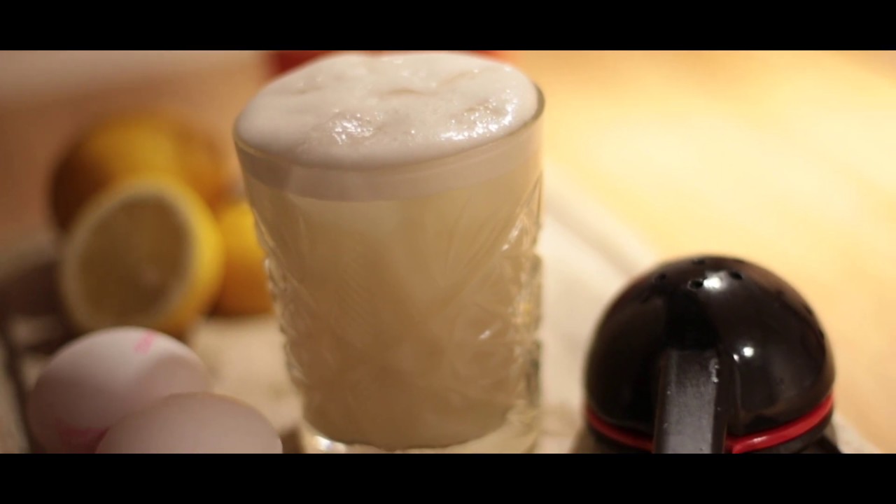 HOW TO MAKE Whisky Sour cocktail YouTube
