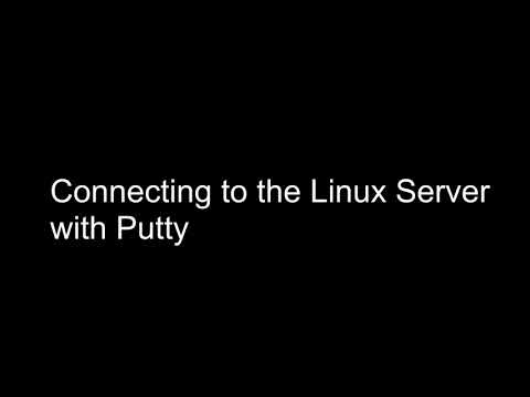 Connecting to WEB Lab's Linux Server with Putty