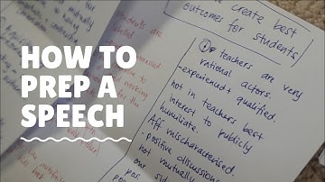 How to take notes for debating