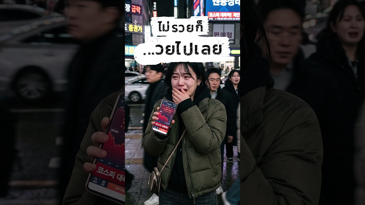 หุ้นเกาหลีใต้ KOSPI แตก! พอร์ตพังระนาว เกิดอะไรขึ้น?