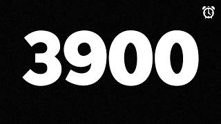 3900 Seconds Timer (01:05:00) | 65 Minute Countdown | Clean 1080p 60FPS | HOW TO