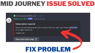 Due to extreme demand we cant provide a free trial right now |  Solve this Problem