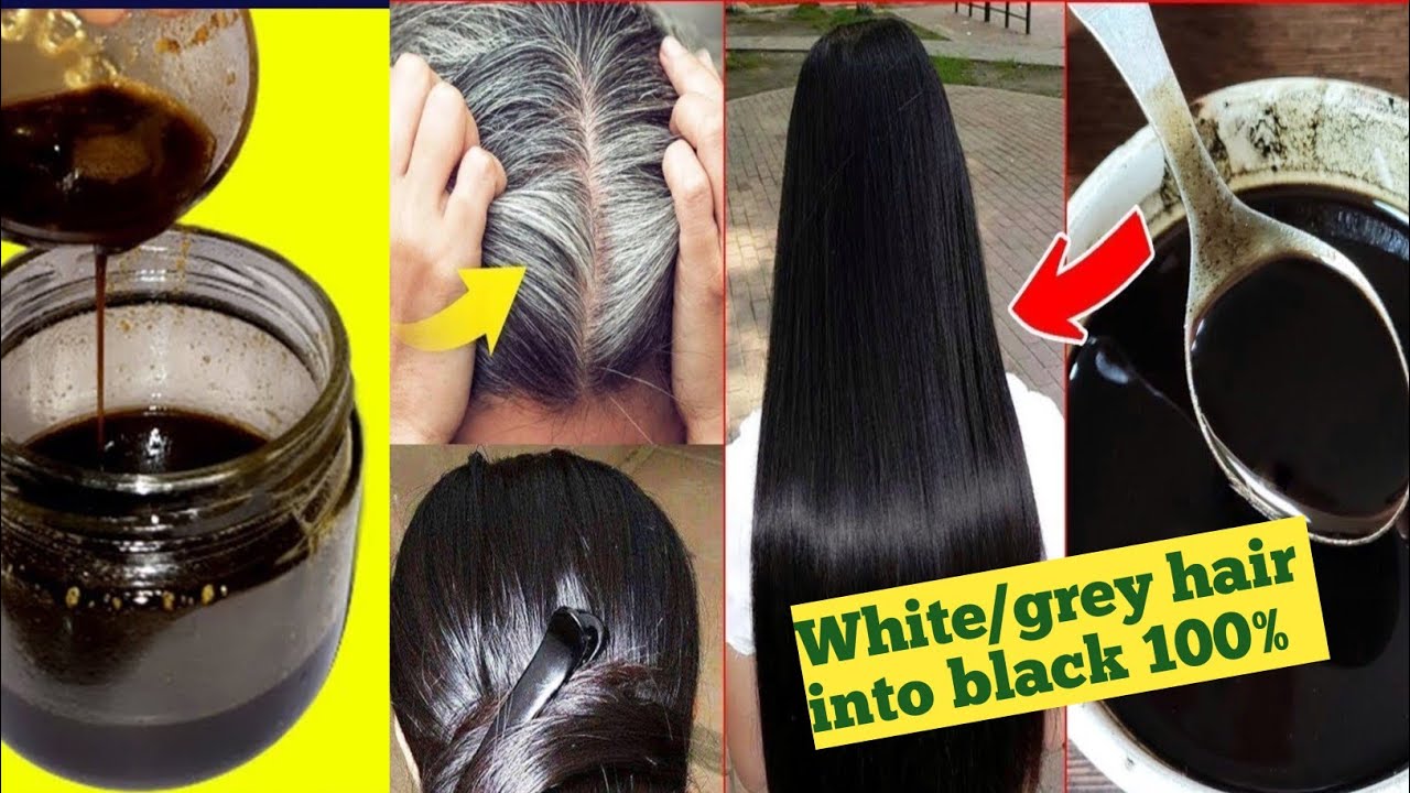 Homemade Oil for Black HairNatural hair dye for black hairकाले बालों