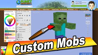 Minecraft Custom Mobs Skins with the Planet Minecraft Skin Editor screenshot 4